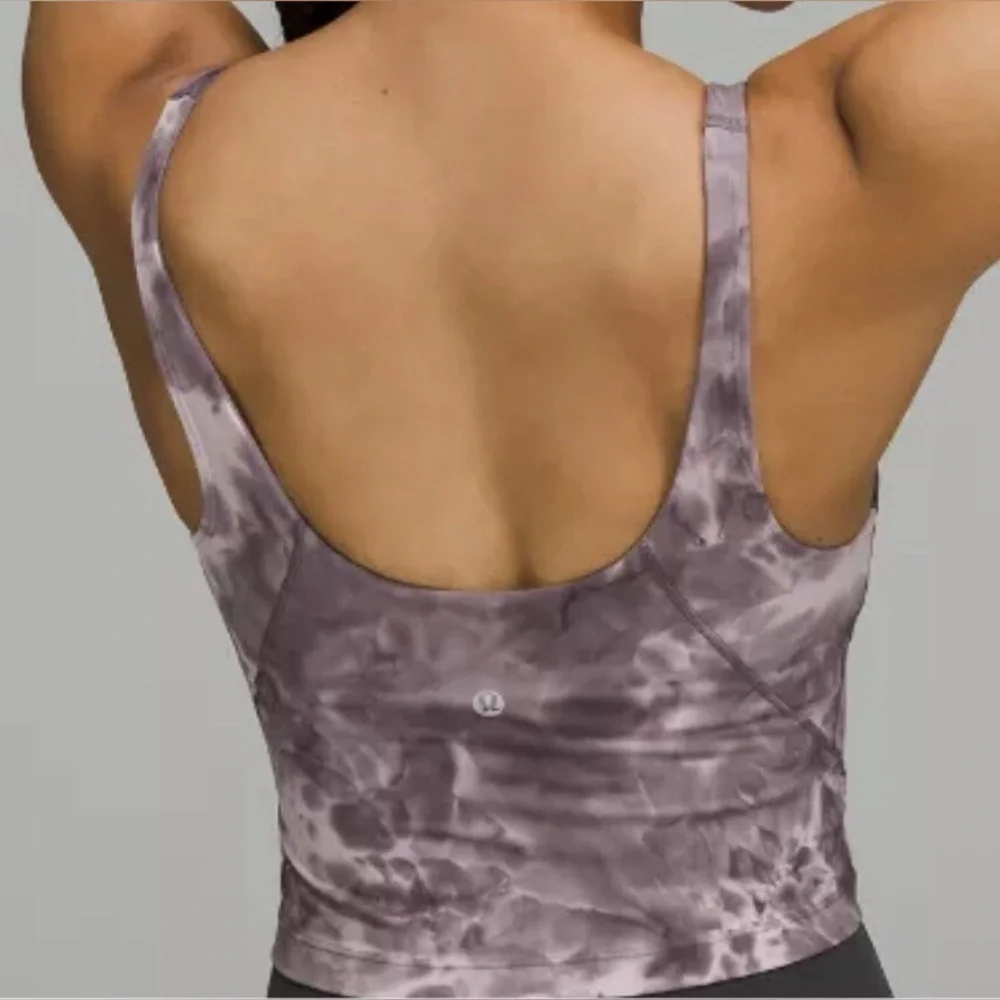 Lululemon Align Tank Top, Diamond Dye Pitch Grey/Graphite Grey (4)